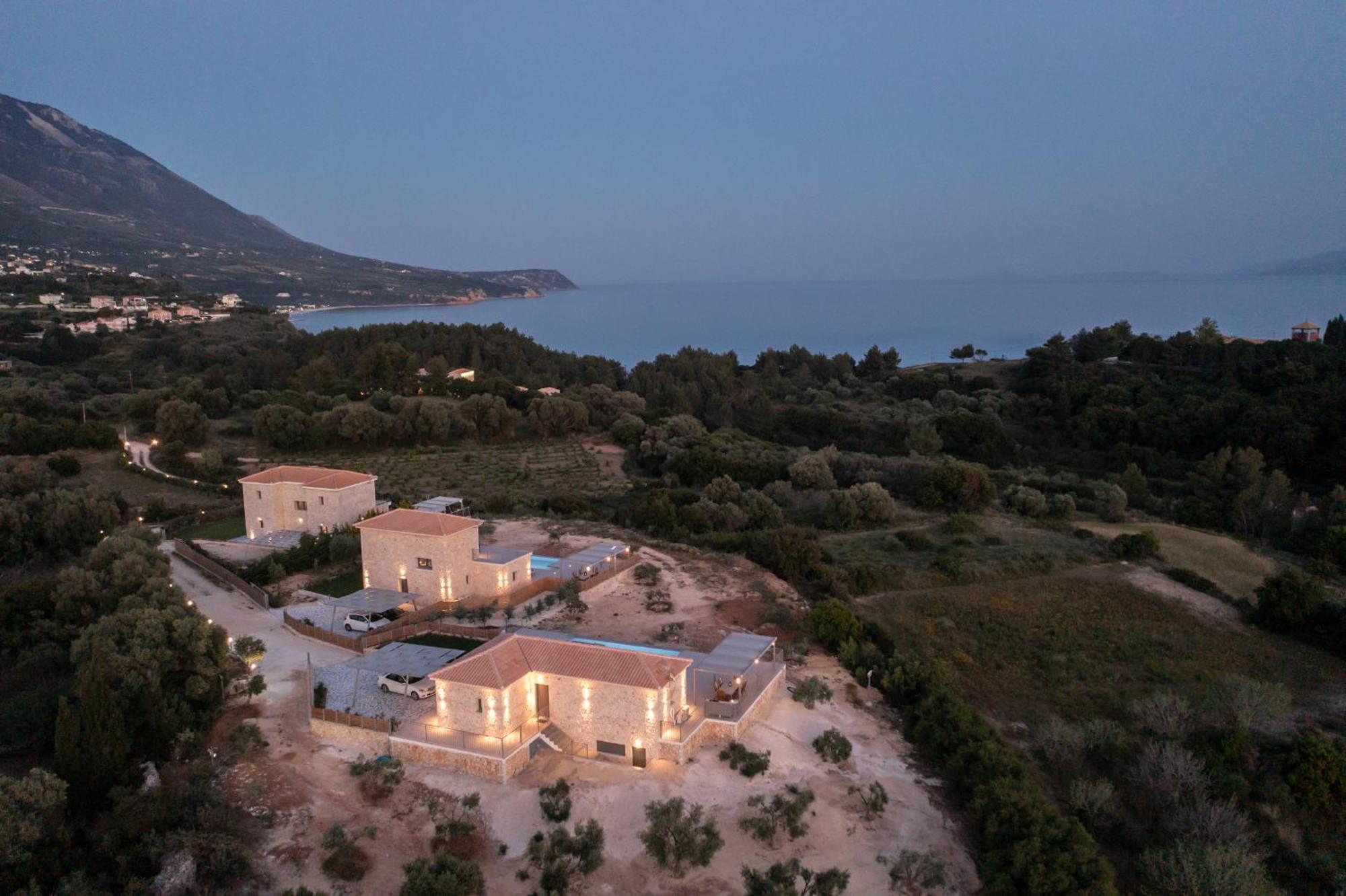 Kefalonia Stone Villas - Villa Petros Kefalonica Trapezaki  Ngoại thất bức ảnh